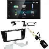 Kenwood DMX-125DAB USB Bluetooth MP3 DAB+ Einbauset für Mitsubishi Space Star