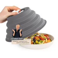 Kitchbo 10000011895 Mikrowellenhaube Grau