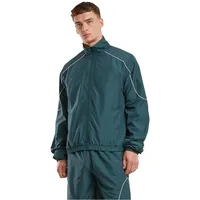 URBAN CLASSICS Piped Panel Trainingsjacke - Bottle Green -