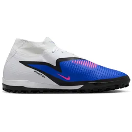 Nike Phantom 6 High Academy TF Herren Racer Blue/Pink Blast/White 43