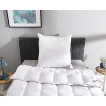 OBB Daunenbettdecke OBB "Edition 125 Jahre, Bettdecken für Sommer und Winter, Ganzjahresdecke", weiß, B:155cm L:220cm, Bezug: 100% Baumwolle. Füllung: 90% Daunen, 10% Federn, Bettdecken, Bettdecke 135x200 cm, 155x220 cm & weitere Größen, Made in Germany