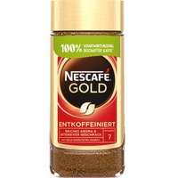 Nescafe Kaffee Gold Entkoffeiniert, löslicher Kaffee, im Glas, 200g