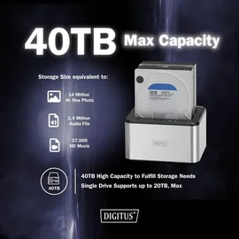 Digitus USB 3.0 Duale SATA HDD Dockingstation 2,5"/ 3,5