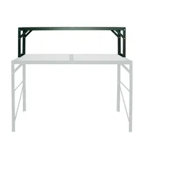 Vitavia Alu-Tischaufsatz mit HKP-Ablagefläche 121 cm x 39 cm Smaragd