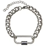 URBAN CLASSICS Fastener Armband silber L/XL