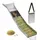 Relaxdays Goldwaschrinne, faltbar, Hxbxt: 6,5 x 35 x 127 cm, Aluminium, Nylon Matte, Goldschürfen, Goldschleuse, Silber
