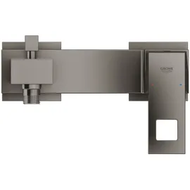 Grohe Eurocube hard graphite gebürstet, Wandmontage