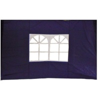 Lex 2er Set Seitenteile für Pavillon 3x3m Fenster  Seitenwand Faltpavillon Partyzelt Blau : Blau