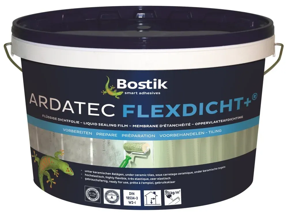 Bostik Ardatec Flexdicht plus Flüssige Dichtfolie 12kg Eimer blaugrau