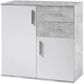 Stella Trading Bobby 80 x 82 x 35 cm weiß/grau