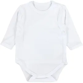 TupTam Baby Langarm Wickelbody 5er Pack, Jungen, Gr. 50 N-Gr, weiß, Obermaterial: 100% Baumwolle, CO., Bodys