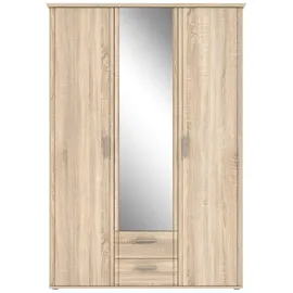 Forte Drehtürenschrank Gloria 139,2 x 200,8 x 59,6 cm Eiche Sonoma