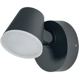 Osram Außenleuchte Aluminium 12,8 cm spritzwassergeschützt 800 lm silber