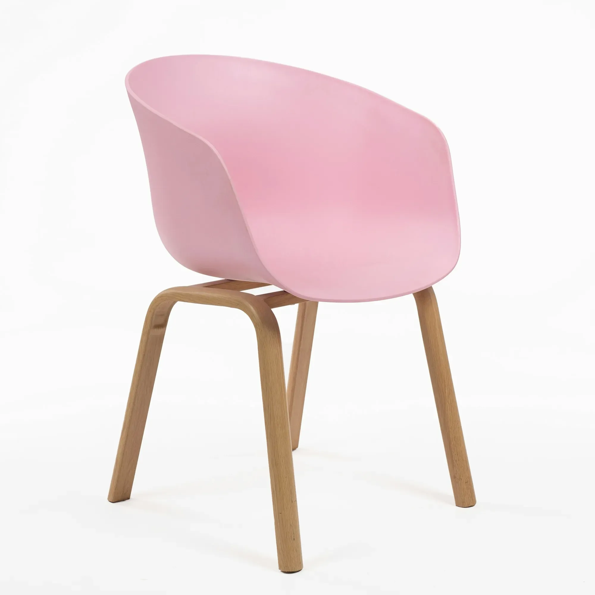 ITALIAN DESIGN Niedlicher rosafarbener Stuhl im italienischen Design, 54 x 52 x 76 cm