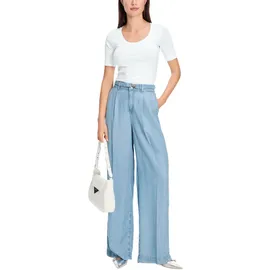 Marc Cain Basic T-Shirt Weiß 44