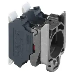 Schneider Electric ZB4BZ1035 Hilfsschalterblock mit Befestigungsflansch, Harmony XB4, Metall, mit Befestigungsflansch, 22mm, 30mm, 2S, Spring Clamp