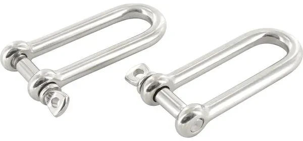 Schäkel lange Form - Edelstahl A4 - ø=10mm