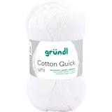 Gründl Häkelgarn Cotton Quick Weiß 50 g