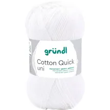 Gründl Häkelgarn Cotton Quick Weiß 50 g