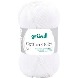 Gründl Häkelgarn Cotton Quick Weiß 50 g