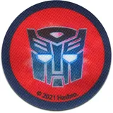 Hasbro © Transformers Button - Aufnäher, Bügelbild, Aufbügler, Applikationen, Patches, Flicken, zum aufbügeln, Größe: 5,5 x 5,5 cm