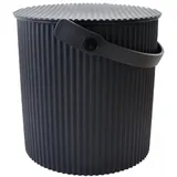 sceltevie Hachiman Aufbewahrungsbox Mini-Eimer 17,5 x 22,4 x 21 cm 1-tlg. schwarz