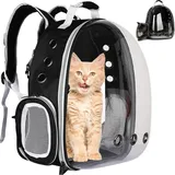 purlov Haustier Rucksack 10 kg Schwarz