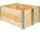 Tectake Hochbeet 3 120 x 80 x 57 cm natur
