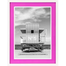 Kunstdruck NEON Passepartout - BHT 40x50x5 cm