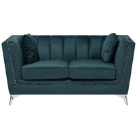 Beliani Sofa Blau,