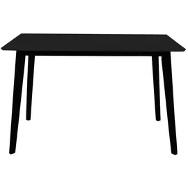 House Nordic Esstisch Vojems 120 x 70 cm Lack Schwarz