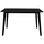 House Nordic Esstisch Vojems 120 x 70 cm Lack Schwarz