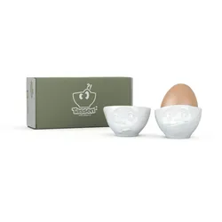 Eierbecher-Set Nr. 2 - Och bitte & Lecker - FIFTYEIGHT Eierbecher - Dekor Weiß - 1 Stück