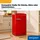 Exquisit Retro RKS120-V-H-160C Vollraumkühlschrank (122 l, 895 mm hoch, Rot)