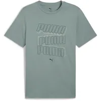 Puma Unisex ESS Logo LAB HOG Tee T-Shirts, Green