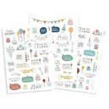 Brunnen Verlag Gießen Sticker-Set Geburtstag