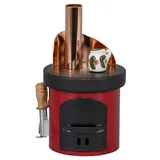 SAICO Original Räucherofen Räucherofen Küchenherd aus Metall BxHxT 7,5x13x7,5cm NEU bunt