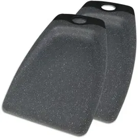 STONELINE Schaufel Schneidebrett 32x23 cm, Set 2-teilig in schwarz, | Gr.: onesize