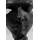 Kare DESIGN Deko-Objekt Quiet Face Polyresin Schwarz