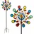 Lemodo Windrad Garten Metall 213 cm Bunt