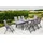 Merxx Trivero Gartenmöbel-Set 9-tlg. grau