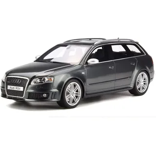 Ottomobile OTTO Mobile – Audi – RS4 B7 vor – 2006 Auto Miniatur-Collection, ot721, grau Metall