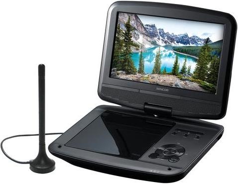 Sencor SPV 7926T portable DVD/Blu-Ray player Portable DVD player Convertible (9") pixels Black, Bluray + DVD Player