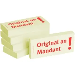 Haftnotiz Original an Mandant BIZSTIX 1301010156 5ST