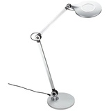 Briloner LED-Schreibtischlampe Office, silber, CCT