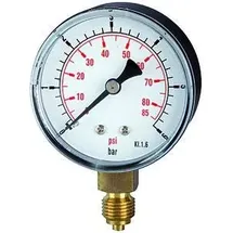 Riegler Standardmano »pressure line«, G 1/4 unten, 0-4,0 bar/60 psi, Ø63