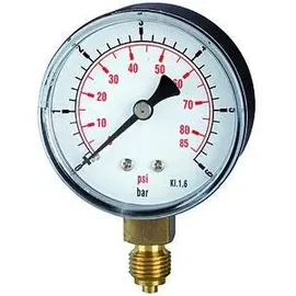 Riegler Standardmano »pressure line«, G 1/4 unten, 0-4,0 bar/60 psi, Ø63