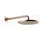 Dornbracht Regenbrause mit Wandanbindung Ø 300mm, Ausladung 450mm, Bronze gebürstet (28678670-42)