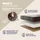 CASARIA Sitzbank Braun 115x38x38cm mit Stauraum Faltbar