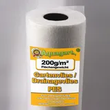 Aquagart 95m2 Geotextilvlies Gartenvlies Unkrautvlies Drainagevlies 200g 1,9m
